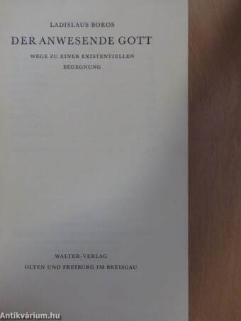 Der anwesende Gott