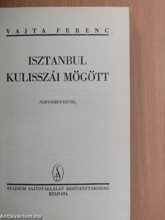 Isztanbul kulisszái mögött