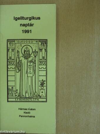 Igeliturgikus naptár 1991