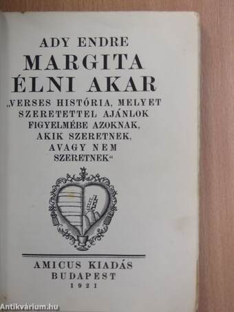 Margita élni akar