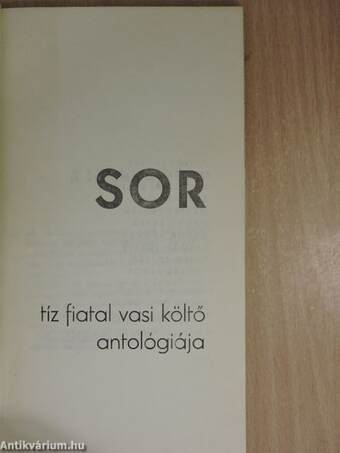 Sor (dedikált példány)