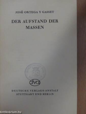 Der Aufstand der Massen