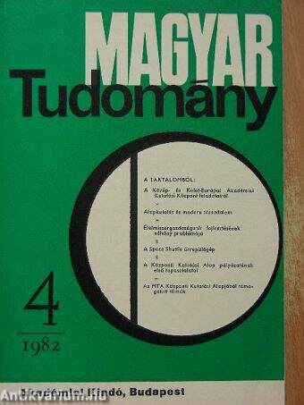 Magyar Tudomány 1982. április