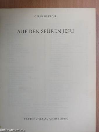 Auf den spuren Jesu