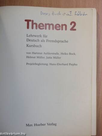 Themen 2 - Kursbuch