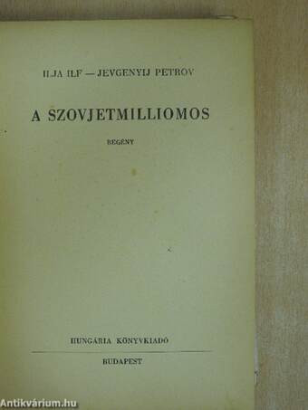 A szovjetmilliomos