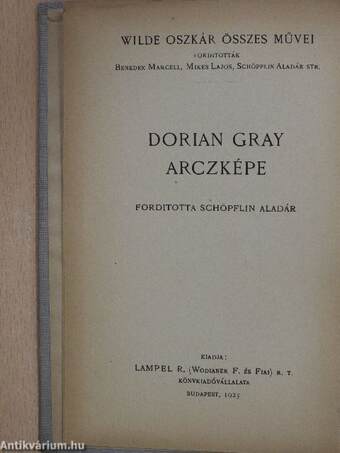 Dorian Gray arczképe