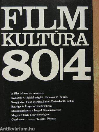 Filmkultúra 1980. július-augusztus