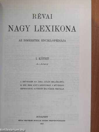 Révai nagy lexikona 1-21.