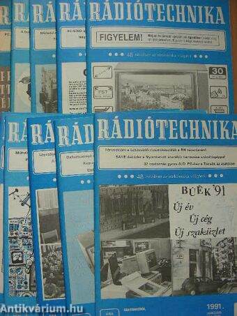 Rádiótechnika 1991. (nem teljes évfolyam)