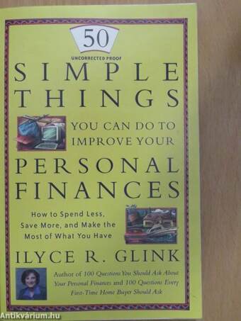 50 Simple Things You Can Do to Improve Your Personal Finances