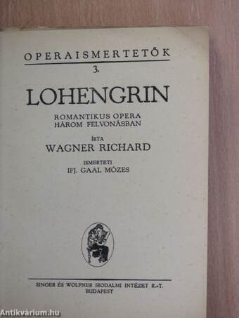 Wagner: Lohengrin