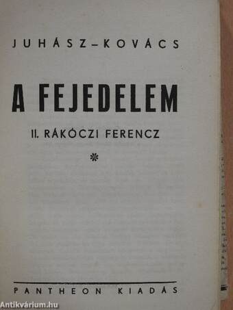 A fejedelem I-II.