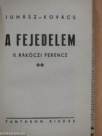 A fejedelem I-II.