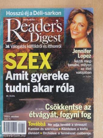 Reader's Digest 2003. október