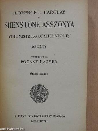 Shenstone asszonya