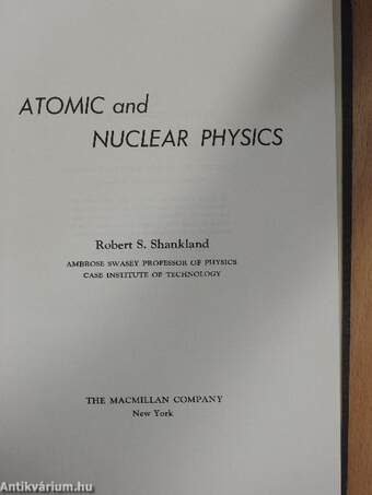 Atomic and Nuclear Physics