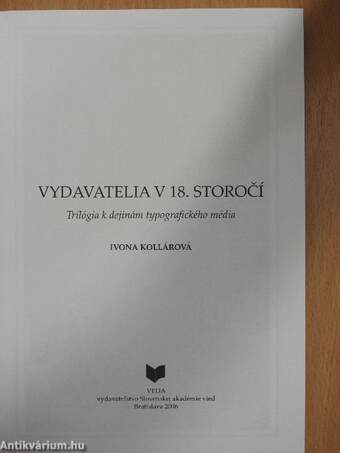 Vydavatelia v 18. Storocí