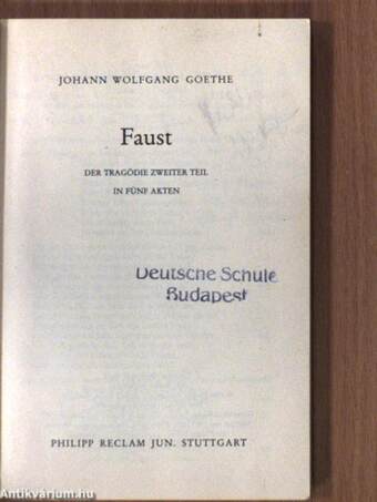 Faust I-II.