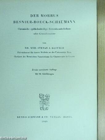 Der Morbus Besnier-Boeck-Schaumann