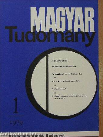 Magyar Tudomány 1979. január