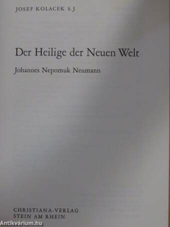 Der Heilige der Neuen Welt