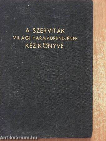 A szerviták világi harmadrendjének kézikönyve