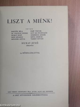 Liszt a miénk!