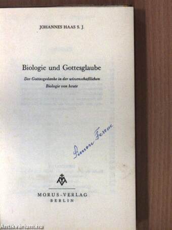 Biologie und Gottesglaube