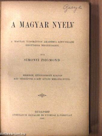 A magyar nyelv