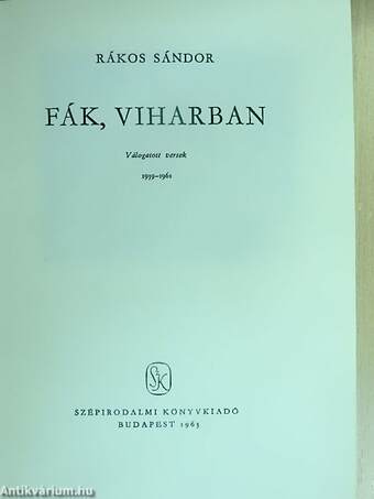 Fák, viharban