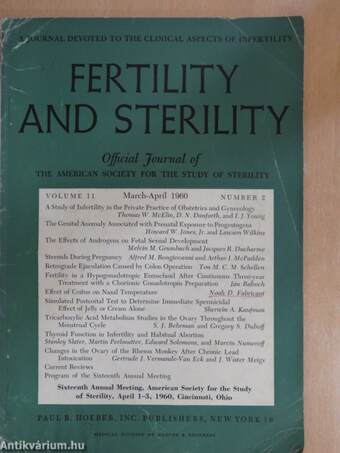 Fertility and Sterility March-April 1960