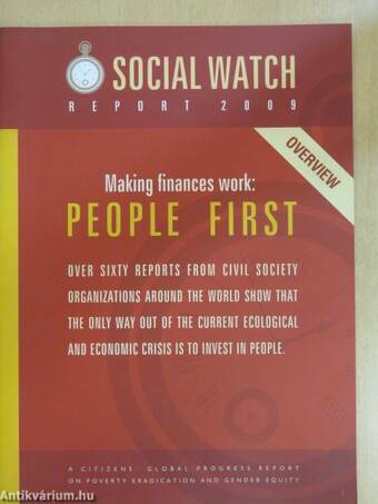 Social Watch Report 2009 - Making finances work: People first - Overview