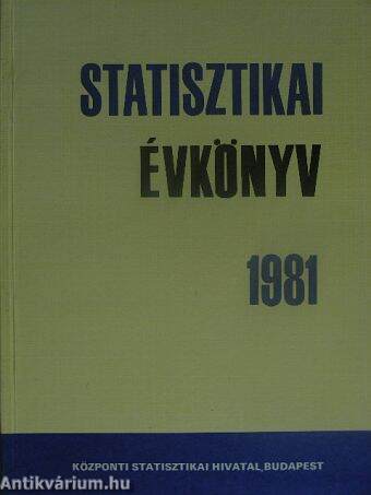 Statisztikai évkönyv 1981