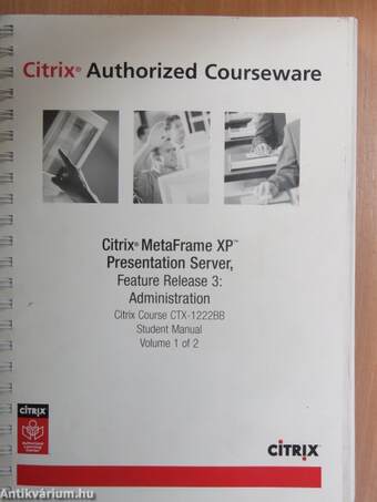 Citrix MetaFrame XP Presentation Server Feature Release 3: Administration - 4 db CD-vel