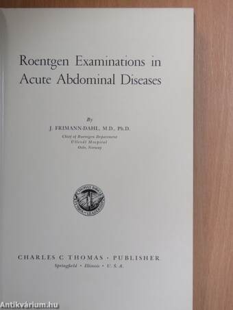 Roentgen Examinations In Acute Abdominal Diseases