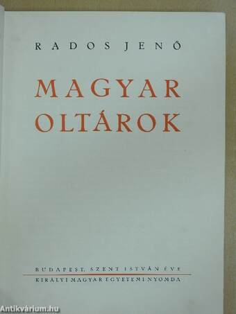 Magyar oltárok