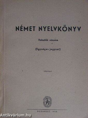 Német nyelvkönyv