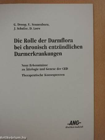 Die Rolle der Darmflora bei chronisch entzündlichen Darmerkrankungen