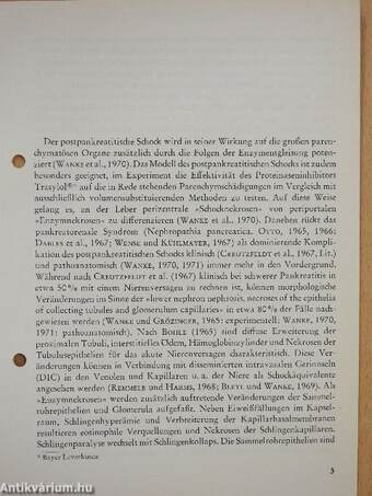 Nierenschädigung im postpankreatitischen Schock und ihre therapeutische Beeinflussung. Experimentelle und klinikopathoanatomische Befunde