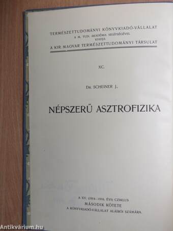 Népszerű asztrofizika