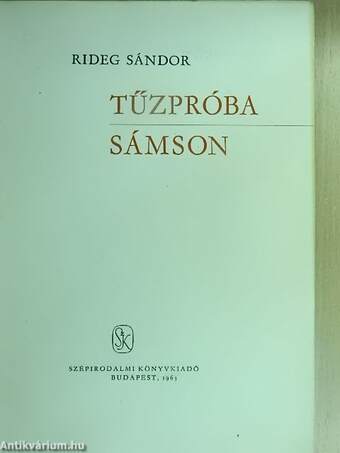 Tűzpróba/Sámson