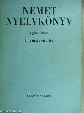 Német nyelvkönyv I.