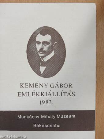 Kemény Gábor emlékkiállítás 1983.