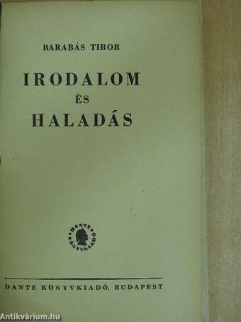 Irodalom és haladás