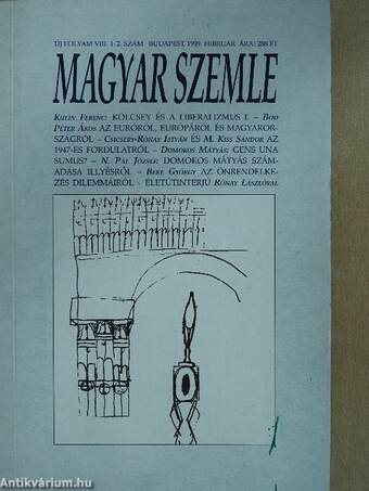 Magyar Szemle 1999. január-december