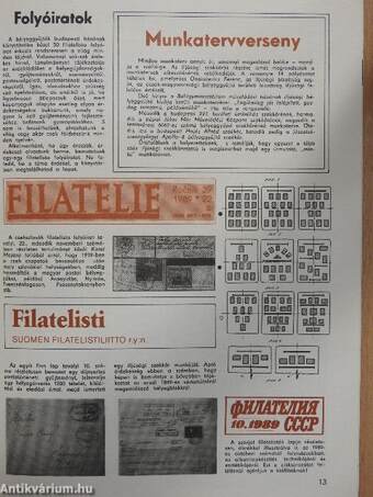 Filatéliai Szemle 1990. március