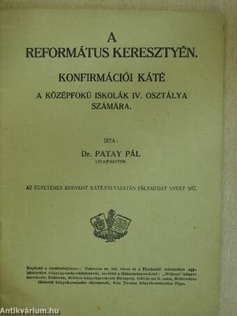 A református keresztyén