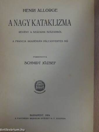 A nagy kataklizma