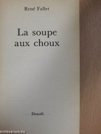 La soupe aux choux